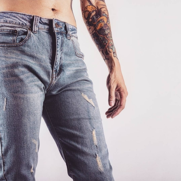 GNURTTI FRATELLI  Roma Light Blue Skinny Jean 28 - Picture 1 of 8